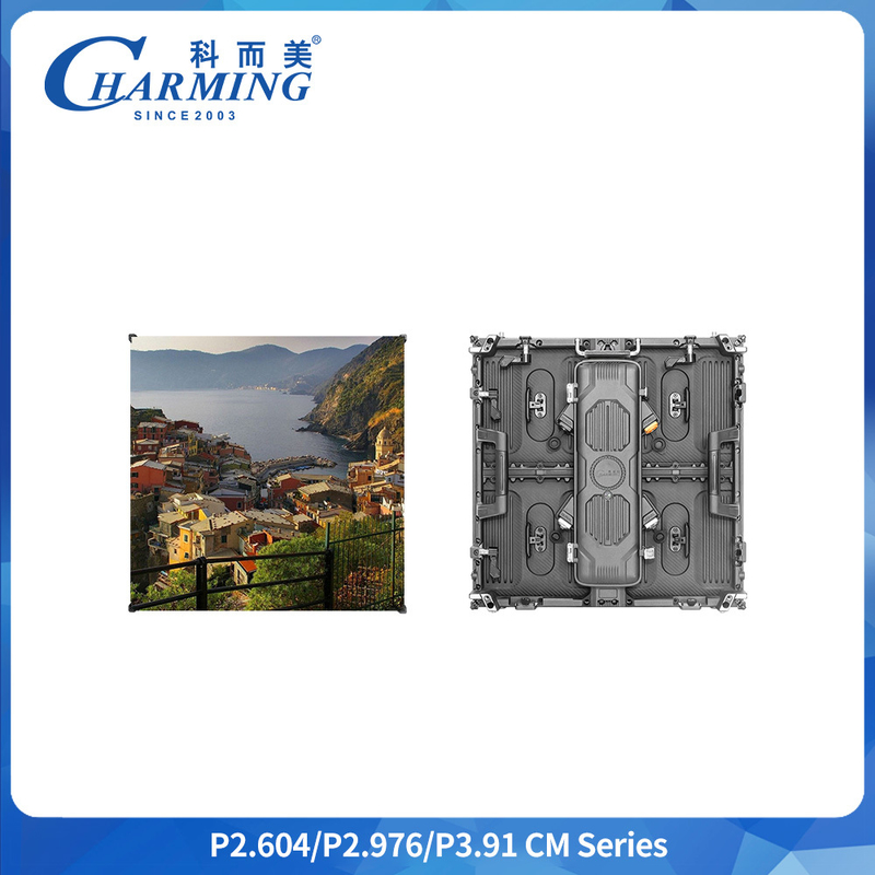 P3.91 Outdoor Adverestising LED Screen IP65 Waterproof LED Display 500x500MM SMD1921 Die-cast aluminum cabinet