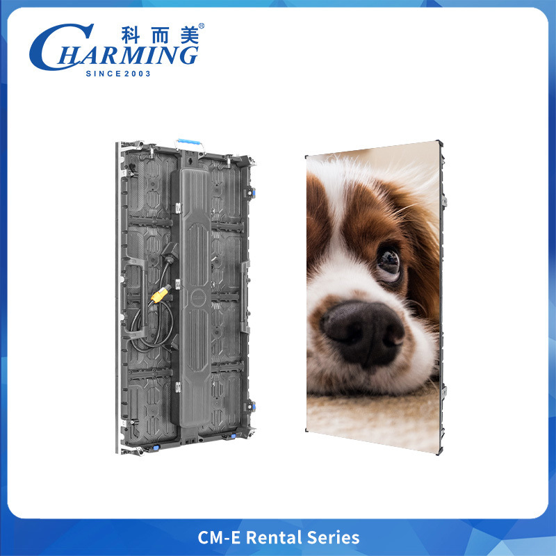 Ultra-thin 79mm Rental Led Display Cabinet Power Cord Integration For Concert Stage Events