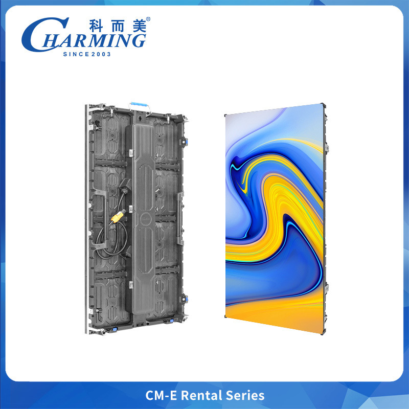 Charming P2.976 Indoor CM-EE Series Waterproof Full Color LED Display Screen for Rental Featuring Aluminum Alloy Cabinet 500x1000mm