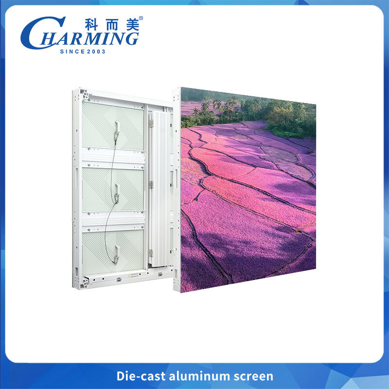 P6.66 Die-Cast Aluminum LED Display – High Contrast, 90° Arc Splicing, IP65 for Outdoor Media & Events