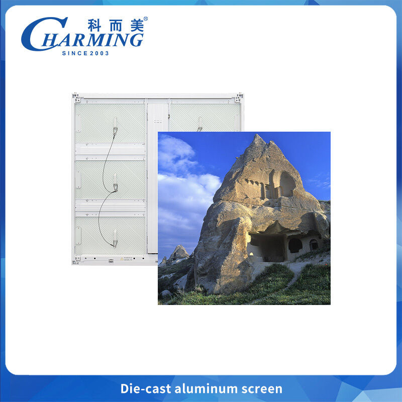 Waterproof Die-Cast Aluminum P5.7 LED Screen with 10,000cd/m² High Brightness & Dual Voltage Power Saving