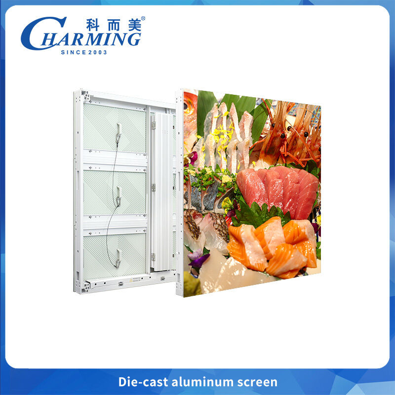 Ultra-Thin P6.66 Rental LED Display with Hard Connection Design No AC Required, Easy Installation