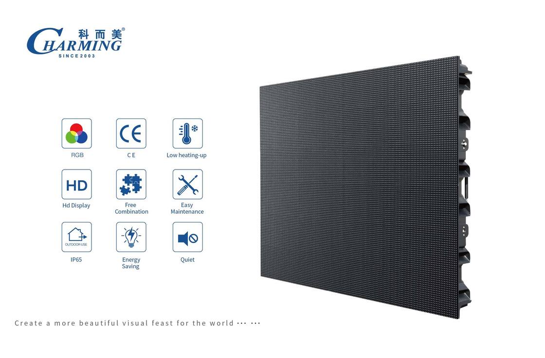 IP65 ALUMINUM ALLOY WATERPROOF OUT DOOR LED VIDEO DISPLAY SCREEN P4 HIGH GRAY LEVEL 7680HZ