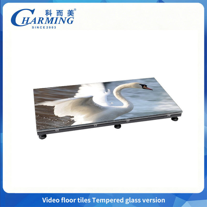 P2.6 can wear-resistant and load-bearing Dance Floor LED Tempered Glass Cover with CE Certification