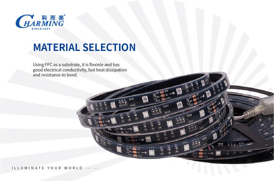 IP65 IP42 RGB Flexible Light Strip , Multiscene Nightclub LED Lights