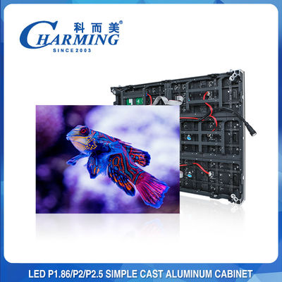 256x192 Indoor Fixed LED Display Screen Anti Collision Multiscene