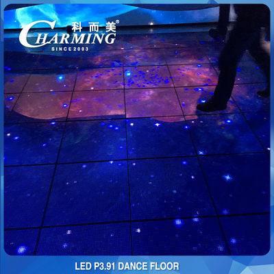 LED Floor Tiles Screen Panel RGB  Led Floor Tile Display Screen Waterproof IP65 3840Hz Support Weeding Dance Show