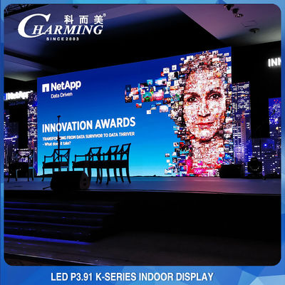P3.91 Practical Rental LED Display Screen Aluminum Alloy Material