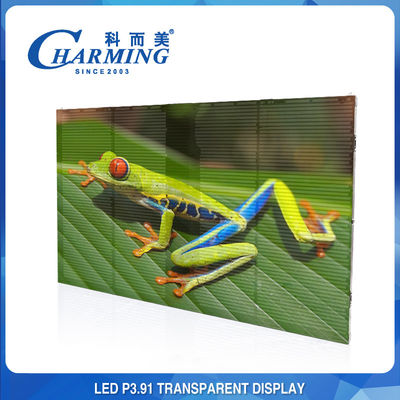 Waterproof 4k Transparent Video Screen P3.91 5000Cd/M2 Outdoor Rental