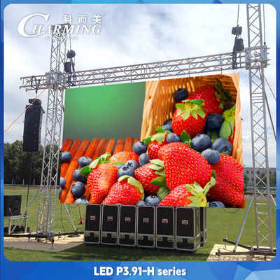 P3.91 Outdoor Advertising LED Video Wall Screen IP65 Waterproof