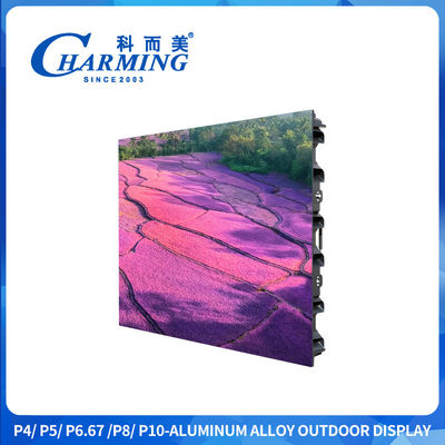 P4 P5 P6.66 Outdoor LED Video Wall 5500nits IP65 Waterproof Magnesium Alloy for Digital Billboard Signage