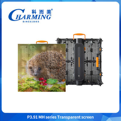 Full Color P3.91 Transparent Outdoor  Led Display HD Transparent Led Display Screen For Advertising