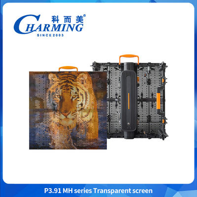 500*500mm P3.91 Led Transparent Screen Shopping Mall Advertising Screen LED Wall Screen