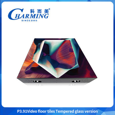 GOB ProcessGlass Dance Floor Tempered P3.91 Glass Dance Floor Rapid Packaging Technology