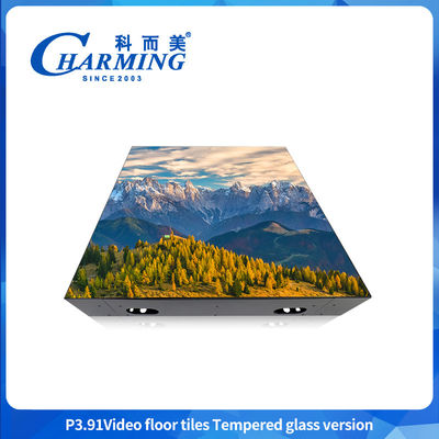 P3.91 Glass +Gob Cover Led Dance Floor Screen 3840hz High-Definition Display For Banquet Hall&wedding Hotel