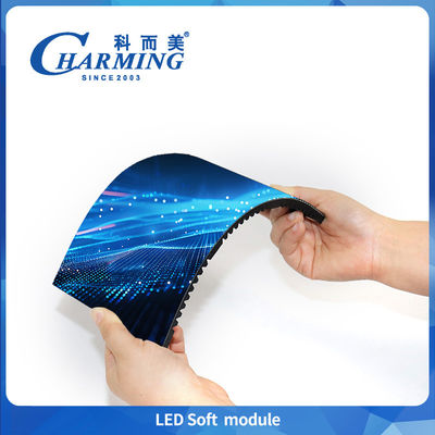 Indoor Led Soft Module RGB P3 P3.076 P4 High Contrast Seamless Splicing For Spiral Screen