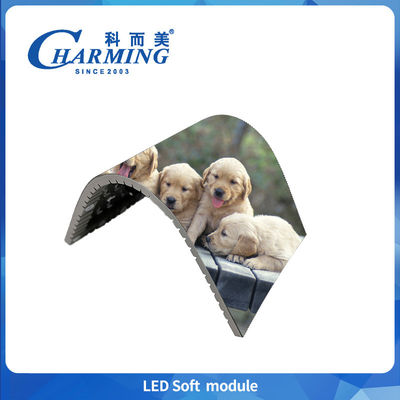 Flexible Module P2-P3.076 Indoor Led Soft Module 16 Bit High Gray Scale Full Color For Shopping Mall