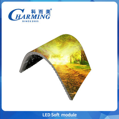 Indoor Led Soft Module P2 P2.5 P3 Ip40 Protection Level Seamless Splicing 4k High Definition Display For Cylindrical Screen