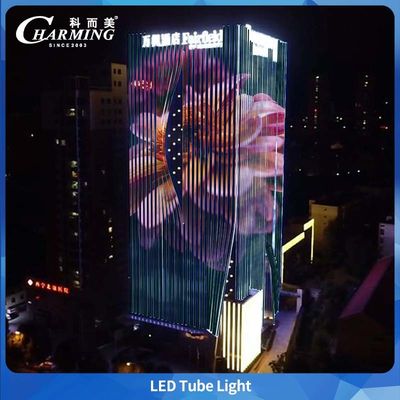 Gray Aluminum Alloy tube light from Charmingled original manufacturer with DMX control and IP66 for outdoor building and bridge places