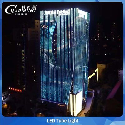 Charming 24w 0.5/1m Aminal Video RGB Led Tube Lighting For Building Facade