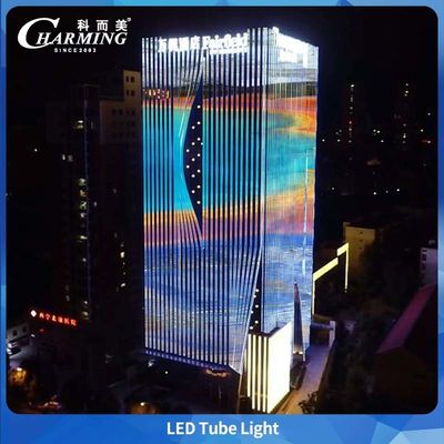 Aluminum Alloy + PC Tube Light For Lighting Project Of Outdoor Building Door Head And Bridge