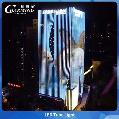 IP65 Rated Outdoor SPI 500/1000MM LED Tube With Anti UV-PC Cover For Clear And Bright Lighting Adervertising