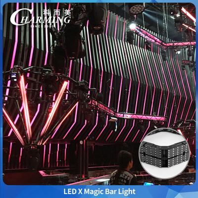 Easy To Disassemble And Assemble To Different Lengths Charming Product LED X Magic Bar Modular Design Charming Product LED X Magic Bar RGB LED Pixel Bar For Entertainment Event  