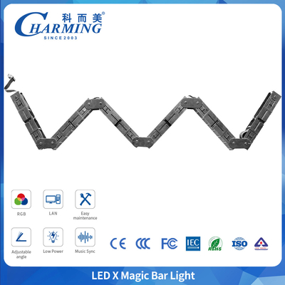 DVI Control RGB  Flexible Led Magic Bar Light For Hotel Entertainment Lobbies Decoration