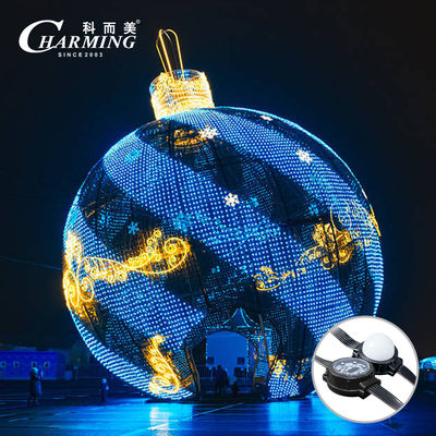 CM-40C High-Brightness Pixel Light φ40x15.2mm RGB IP66 PC Shell Ideal for Billboard & Bridge Lighting