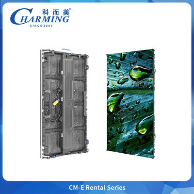 Strong Rigidity Aluminum Alloy Rental Led Display Cabinet Power Cord Integration For Concert Stage Events