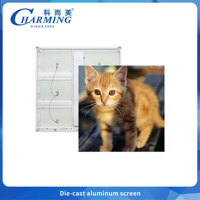 Hidden wiring outdoor LED display P6 fixed install for advertising with high brightness from China factory