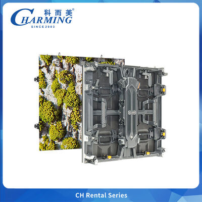CH-E Series Outdoor LED Display with Right Angle Cabinet for Corner and Column Installation