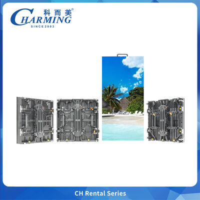 IP65 Outdoor LED Screen Cabinet 500x500mm 15m Lifting Height Front Maintenance for Rental Stage