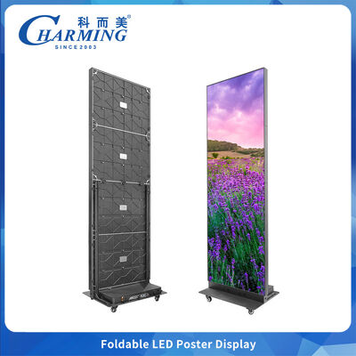 Quick Lock Seamless Splicing LED Screen P2 P2.5 Foldable Cabinet with Positioning Holes for Easy Setup