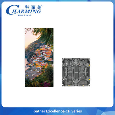 Energy Conservation Outdoor P3.91 LED Screen Semi-AutomaticCorner Guard  Front Maintenance